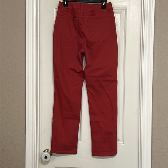 Dreamflex Five Pocket Jeans Vintage Red Size 6 - Picture 3 of 5
